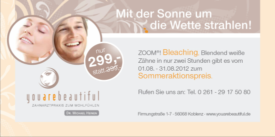 Zoom-Bleaching Sommer-Aktion